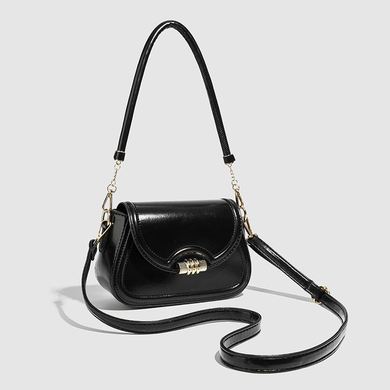Niche Bag New Texture Saddle Bag Shoulder Armpit Bag Retro Fashion Small Square Bag