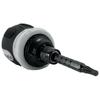 Double-sided ratchet screwdriver with switch and bit adjustment