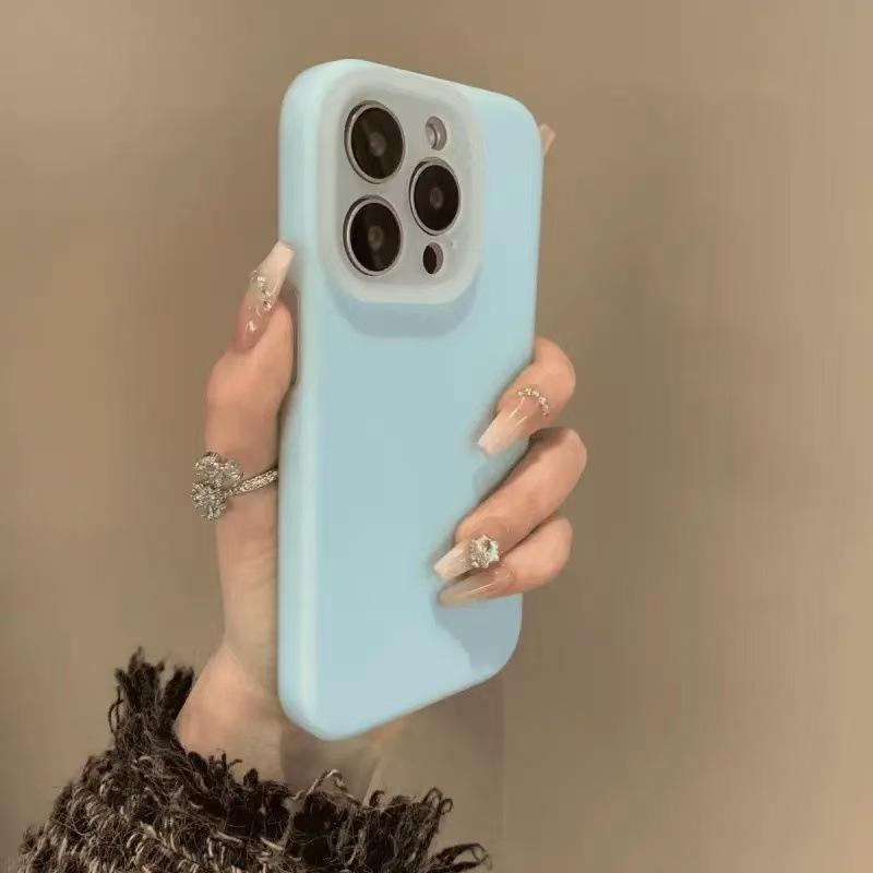 Applicable iPhone11promax Ankola Red Jelly Mobile Phone Case Apple 11 Liquid Anti-drop Protective Case 11