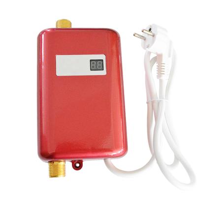 Elektrikli Tanksız Anında Su Isıtıcı 3800 W Isıtıcılar Sıcaklık Göstergesi Isıtma Sıcak Su Duş Mutfak Evrensel