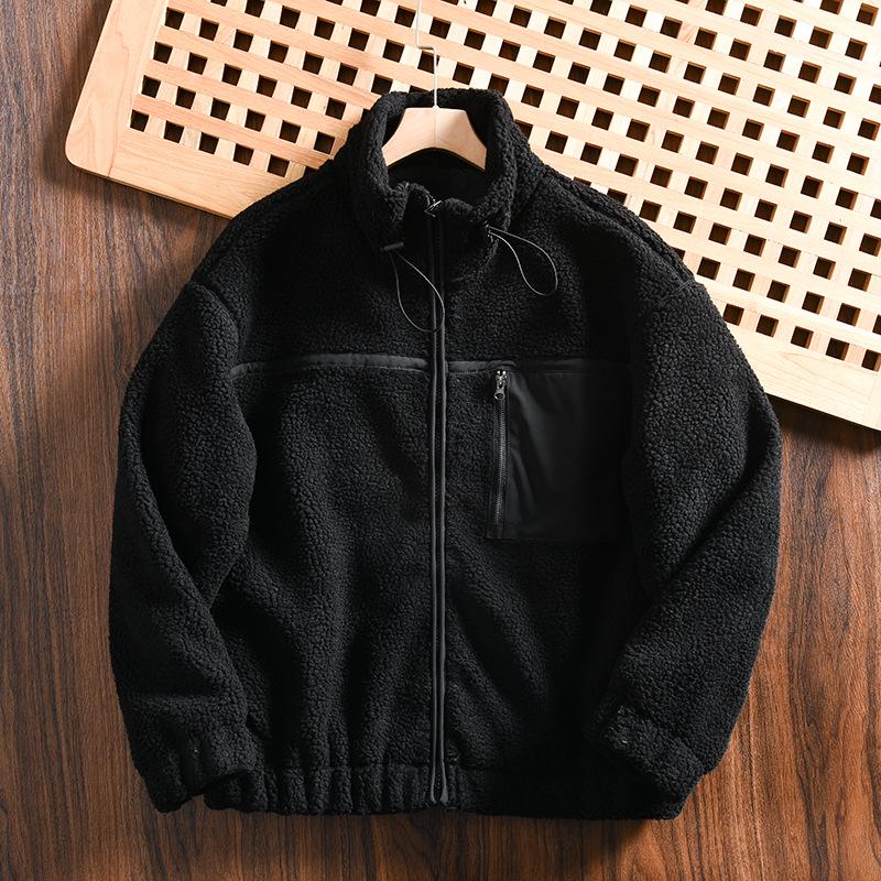 Men's Winter Thickened Lambswool Jacket - Outdoor Mountain Style, Warm, Loose, Casual, Stand Collar, Trendy. Highly Recommended!