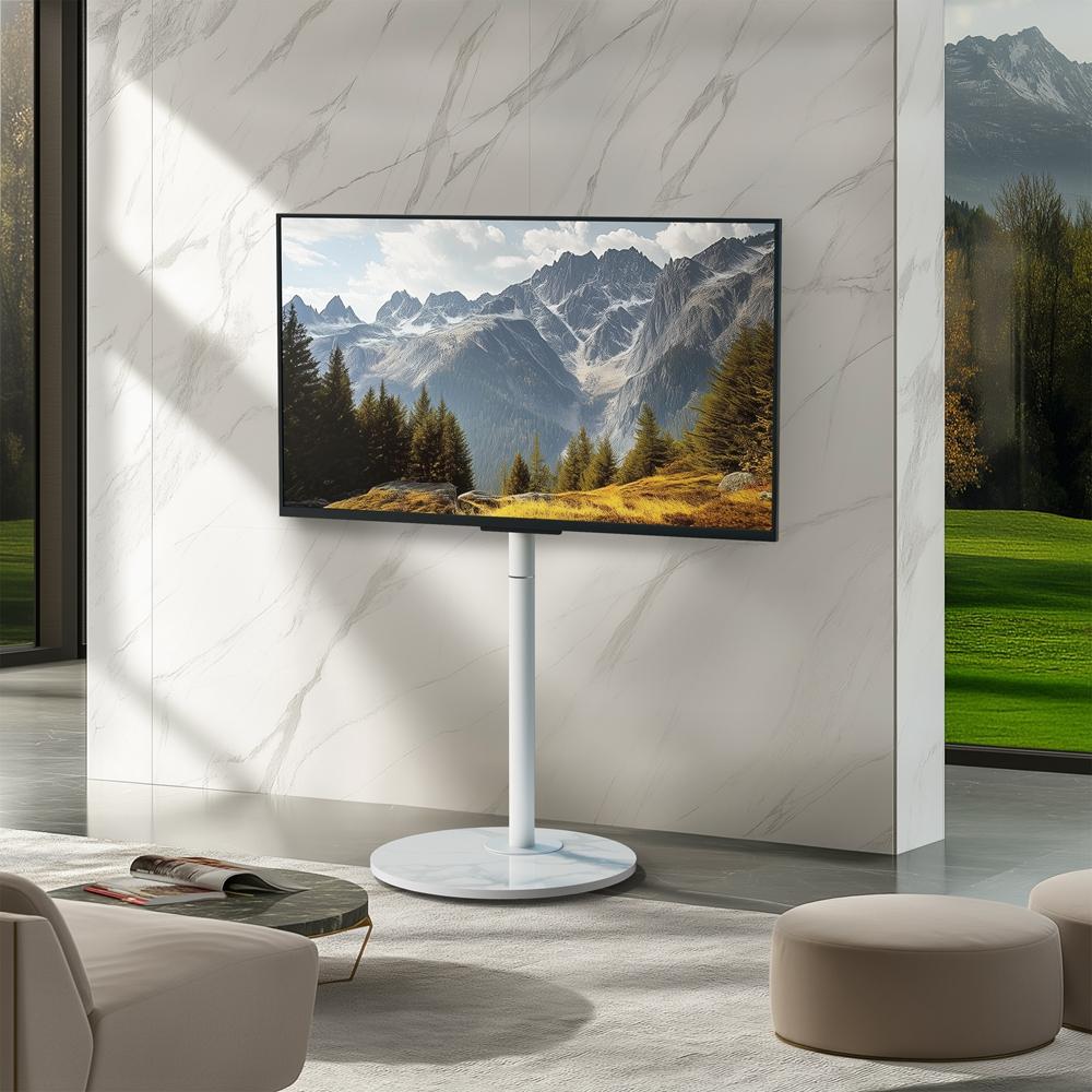 Universal Floor TV Stand Swivel for 32-75 Inch with Height Adjustable