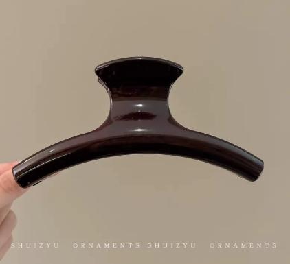 

Зажим для волос Узел Майяра №4, цвет шоколадный, 15 см One Size