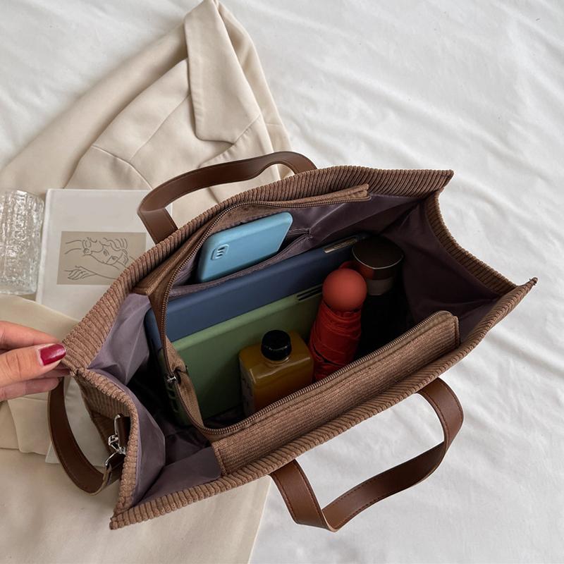 Versatile Crossbody Bag for Women Office Commuter Bag High Capacity Shoulder Bag Retro Shopper Shopping Bag New
