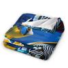 Beautiful Underwater World Colorful Fish Flannel Blankets Winter  Warm Soft Throw Blanket for Children Bedspread Sofa Bed Cover