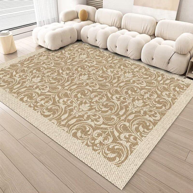 French Living Room Carpet Leave-In Waterproof Sand Coffee Table Blanket Dirt-Resistant And Easy To Take Care Of Non-Slip Floor Mat Bedroom Bedside
