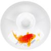 Gaiwan Teacup with Lid: White Porcelain Ceramic Tea Brewing Bowl, 7.5CM, Kung Fu Tea Set Accessory.