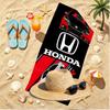 Honda Print Strandtuch, Vielseitiges Leichtes Saugfähiges Strandtuch für Pool Surfen Yoga Badezimmer, Perfektes Geburtstags-Urlaubsgeschenk