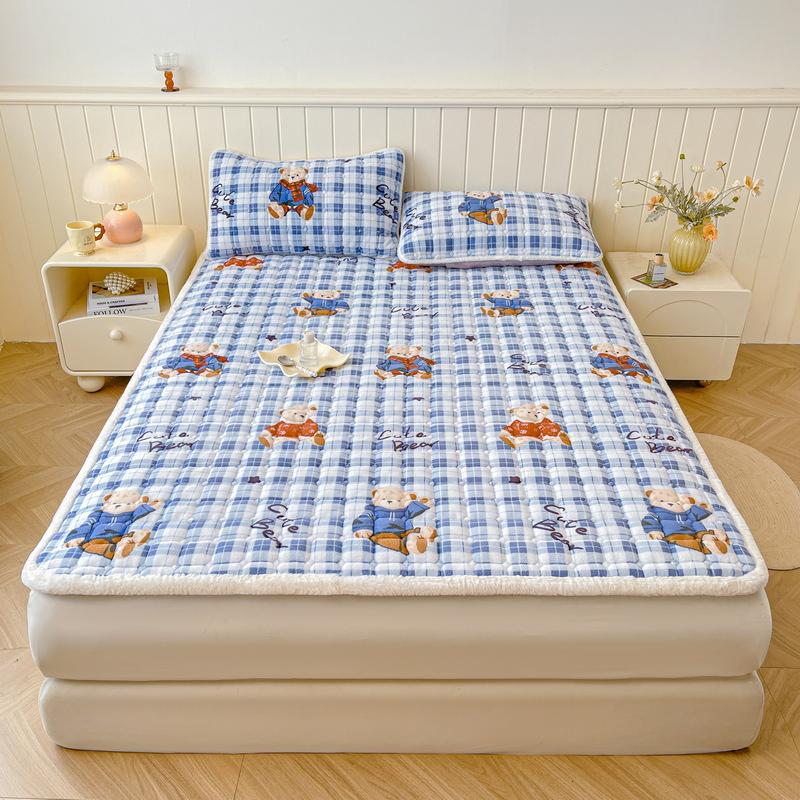 Mei Yun Ge Milk Velvet Thickened Cotton Mattress Bed Pads