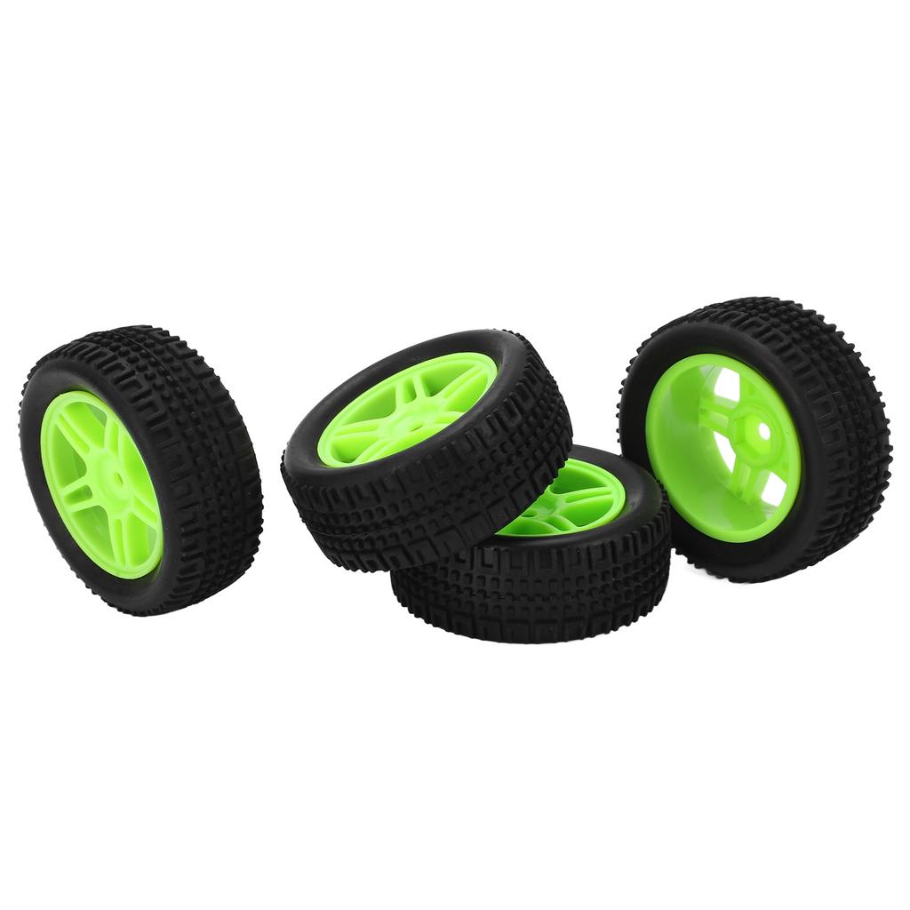 4PCS 75mm RC Car Tire U Type Rubber RC Vehicle Wheel Remote Control Car Tire for Wltoys 144001 114