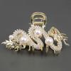 Pearl Animal Hair Clip New Year Headwear Rhinestone Shark Clip Cute Zodiac Dragon Hair Claw  Female