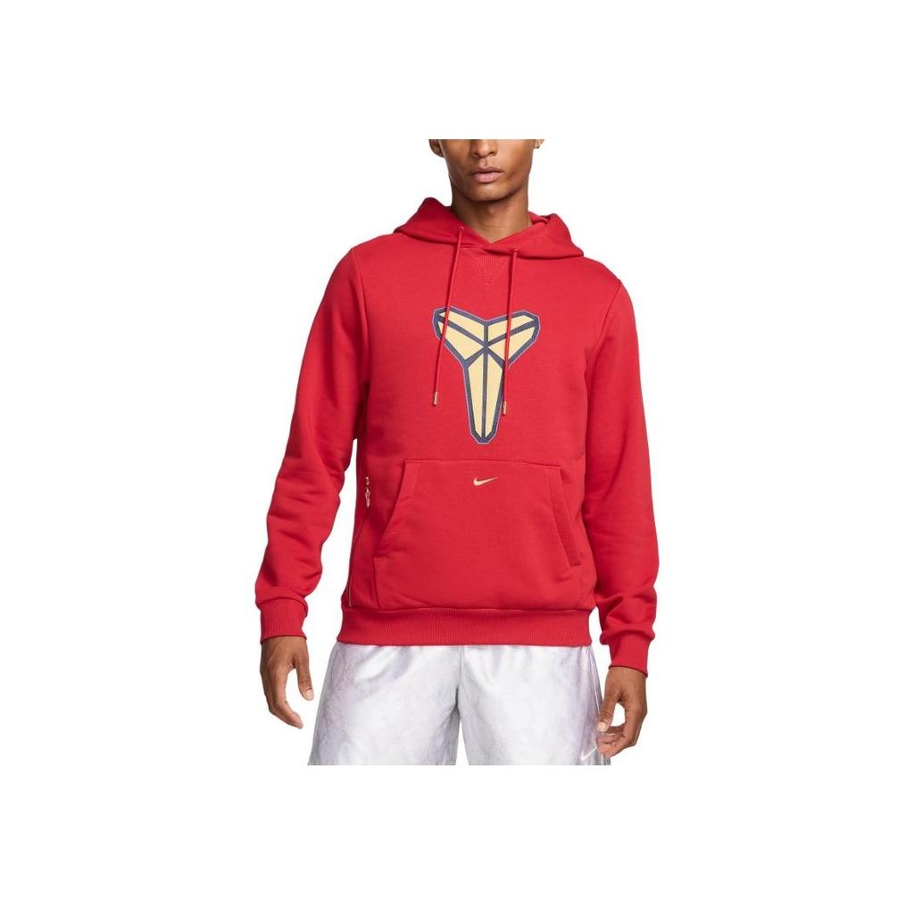 Nike Kobe Dri-FIT Pullover Basketball Hoodie Varsity Red/Jersey Gold Men Tops HF0066-636