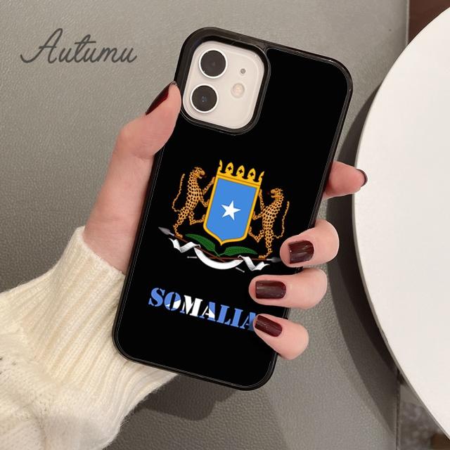 Somali Somalia National Flag Phone Case for iPhone 11 12 13 14 Pro Max mini X XR XS SE 2020 6S 7 8 Plus Galaxy S21 S22 shell