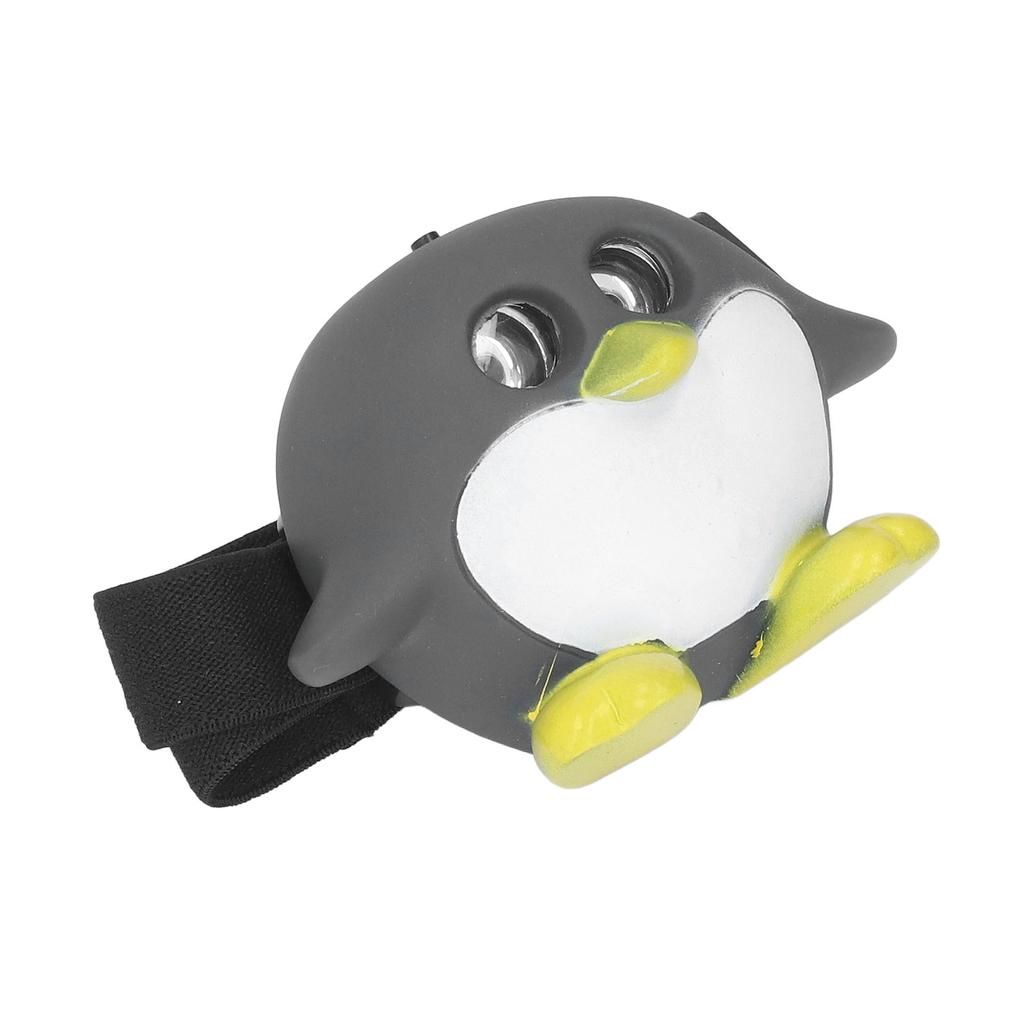 LED Animal Head Lamp 2 Modes Cute Lightweight Child Head Light for Reading Camping