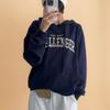 New Arrivals Open Run Women Fall Campus Hoodie PockeT Embroidery T shirT