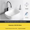 Tengxiang Ceramic Sink: White Floor-Standing Luxury Basin with Cabinet for Bathroom or Balcony