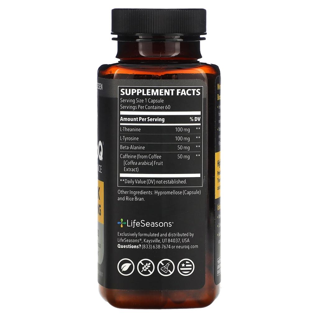 Neuroq Performance, Fast Thinking, 60 Veggie Caps