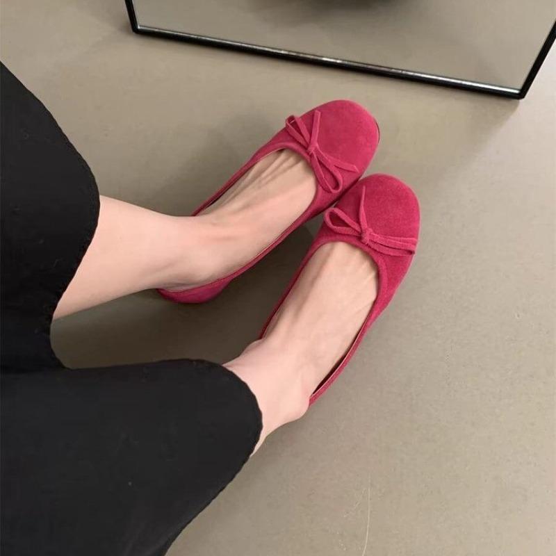 Nuova Moda Retro Ultra-morbido Donna Primavera Suola Piatta Scarpa Singola Tempo Libero Comodo Scarpa in Pelle Nuova Scarpa da Ballo Zapatos Mujer