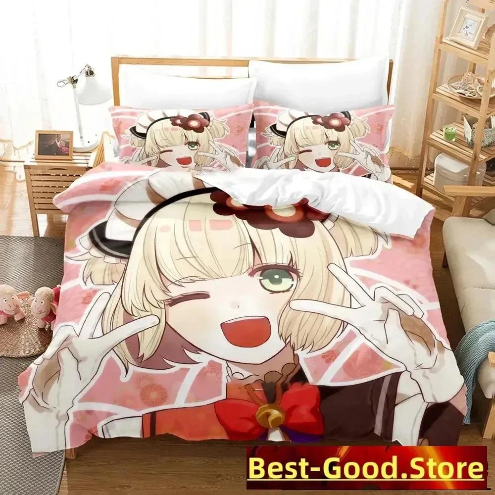 3D Anime Game Olympia Soire Printed Bed Set Duvet Cover Pillowcase Bedding Set Bed Linen Sheet Quilt Cover Full Queen King Size