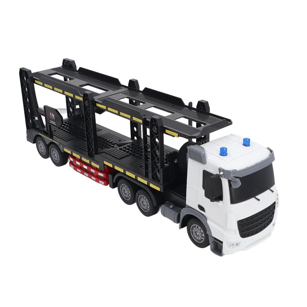 RC Transporter Truck Remote Control Trailer RC Car Toy 2 Tier Body Detachable Light Sound USB