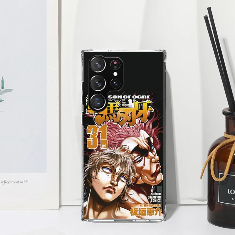 

Baki the Grappler Original Anime Phone Case For Samsung Galaxy S26 S25 Edge S24 FE S23 S22 Ultra S21 Plus S20 + Art Fundas Back Samsung S22