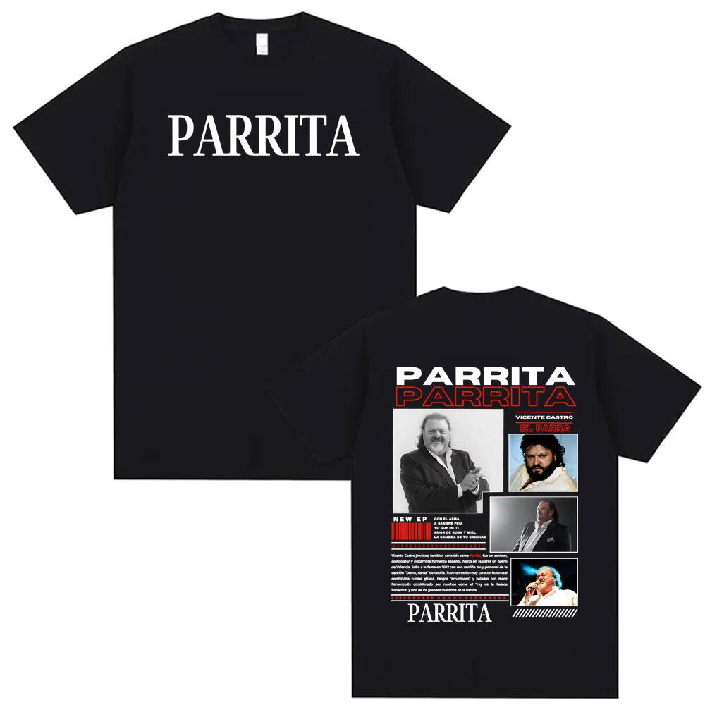 Limited Parrita Music Album Tour Graphic T-shirt Men Women Summer Classic Oversized T-shirts Fashion Vintage T Shirts