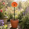 Stazione di abbeveraggio per api, Bagnetto per api da giardino, Mangiatoia d'acqua per api con design floreale, Ciotola colorata per bagno api e farfalle per decorazione esterna di giardino e cortile