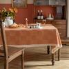 Country Woven Thickened Fringed Table Cloth Jacquard Fabric Rectangular Tablecloth Tablecloth Light Luxury High Sense