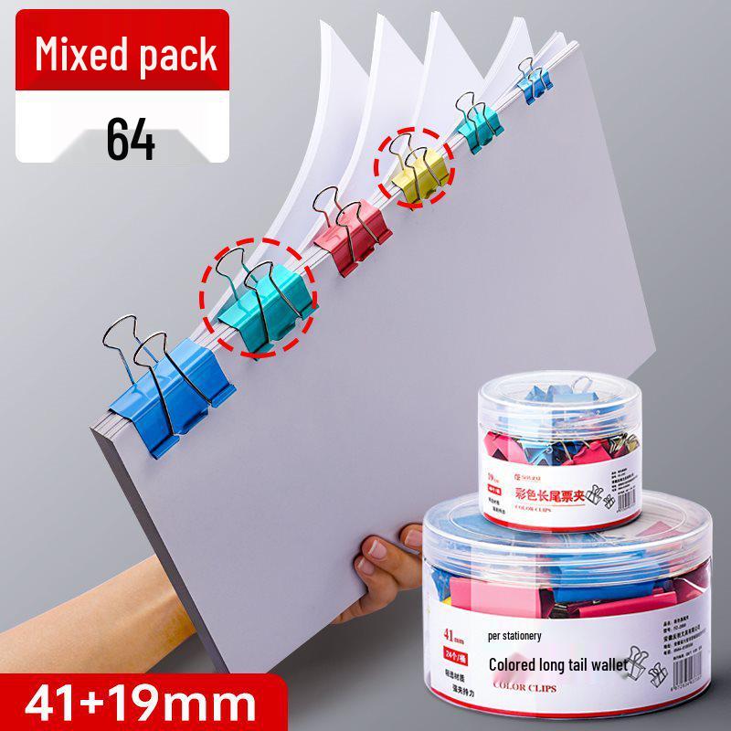 Multifunctional Dovetail File Organizer Clips - Colorful, Large, Medium, Small (15-Pack)