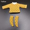 Dolls for 1/11 OB11 Doll Doll Cotton T-shirt DIY Doll Clothes Doll T-shirt Socks Cotton Dot Blouse