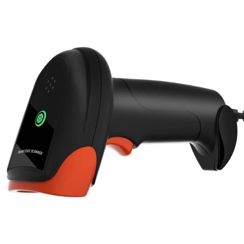1D 2D Barcode Scanner Wireless Bluetooth Portable Handheld Gun QR/PDF417 Code Reader for Parcel Delivery Document Logistics Data