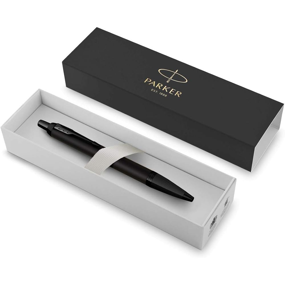 PARKER Parker Tükenmez Kalem IM Mat Siyah BT Orta Boy, Kalıcı Hediye Kutusu İçinde İthal Edildi 2127897Z