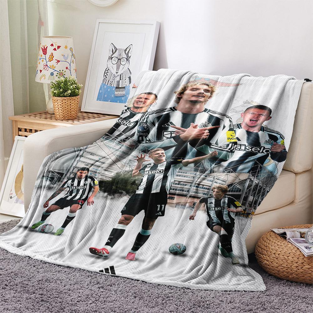 Newcastle United Print FlAannel Blanket, High quality Comfortable for All Seasons, Home Decor, Warmth and Comfort