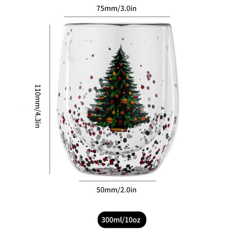 Starry Sky Heat-Resistant Double-Layered Glass Cup