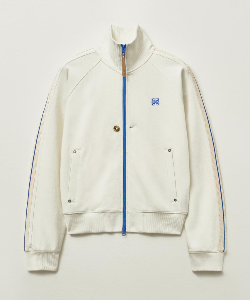 Satur Lawton All Day Track Zip-Up Jacket White