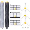 Replacement Kit - AIMOONSA - Roomba 800/900 - 2 AeroForce Extractors - 3 HEPA Filters - 3 Side Brushes