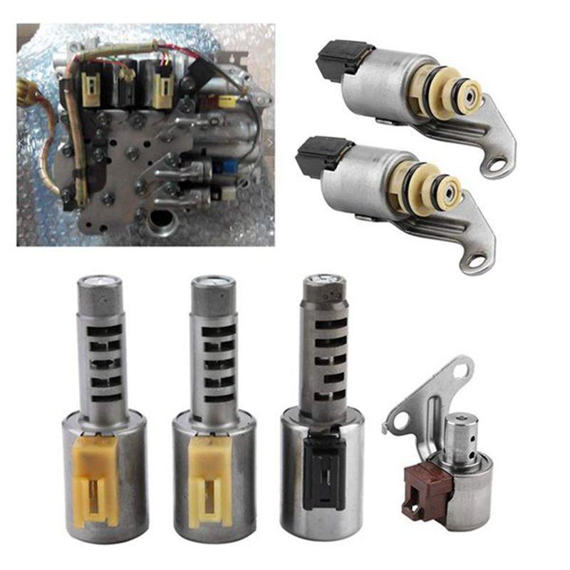 Durable-6Pcs/Set U540E Shift Solenoid Valve Gear Box Solenoid Valve For Toyota Vios A4LB1 Spare Parts Accessories
