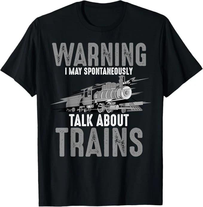 Unisex Adult Funny Graphic Warning I May Spontaneously Talk About T... XXL