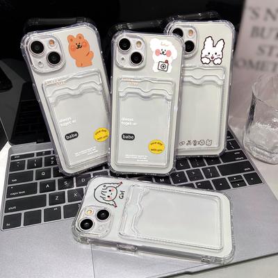 Card Holder Case For  Redmi Note 13 Pro 5G 12 11 10 9 8 14C 13C 12C 10C 9T 9C NFC 9A 10s 9s 11s Silicon Bumper Funda Cover