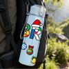 1PC Bruh Santa Bauble Festive Combination 750ml Color Plastic Water Bottle Leakproof Flip Straw Lid For Sports Office Home Use
