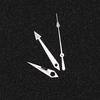 Men Watch Hour Minute Second Hands Watch Needles Fit for ETA2824 Movement Silver