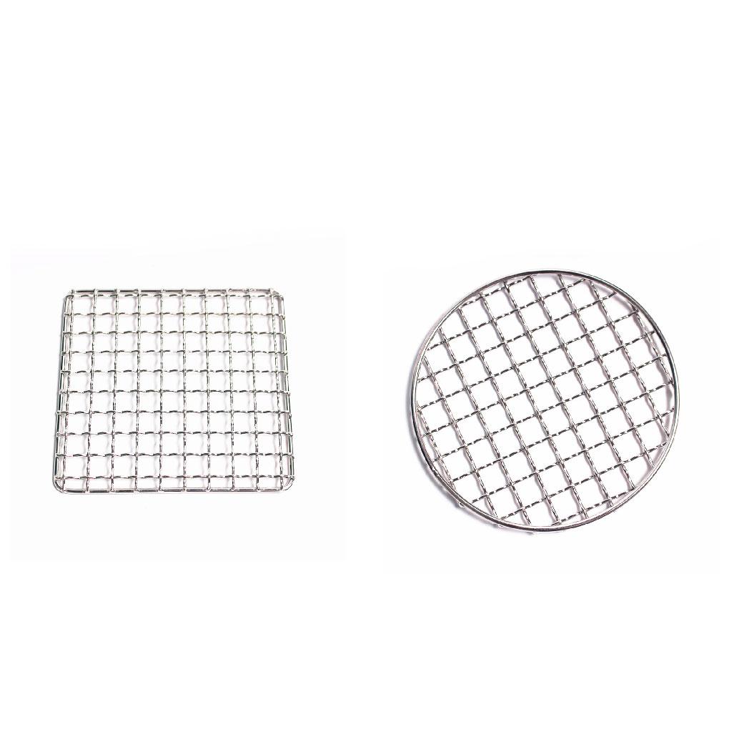 Grill Mesh Tools Stainless Steel Accessories Convenient ple Barbecuing Nets Barbecue Net for Home Garden Park