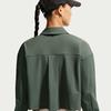 Women's Nike 24.7 Shirts Women's Green Lapel