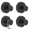 Suction Cup Hooks - AIMOONSA - Pack of 4 - No Drilling - Stainless Steel - Load 22 Kg