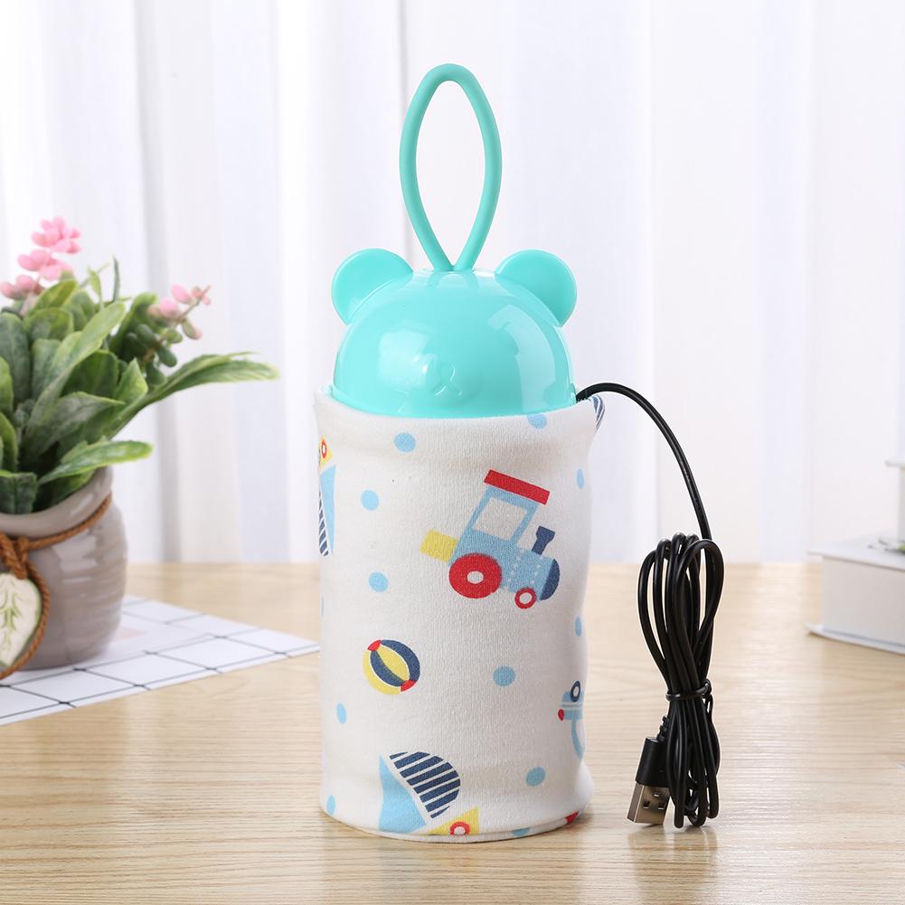 Portable Baby Feeding Bottle Food Milk Travel Outdoor Cup Warmer Heater