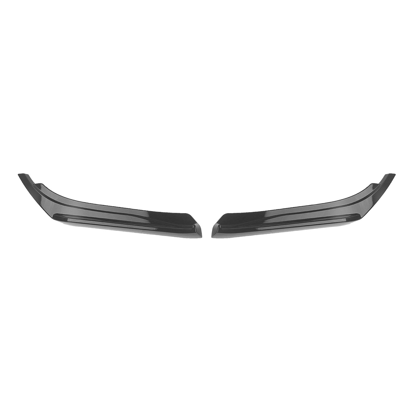 

For Infiniti Q50 2014-2023 Rear Bumper Diffuser Side Splitter Cover Gloss Black/Carbon Fiber Look Boot Spoiler Guard Plate Kit