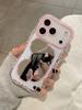 Cartoon Cute Puppy Dog Mirror Phone Case For iPhone  14 15 16 17 Pro Max Shockproof Back Cover