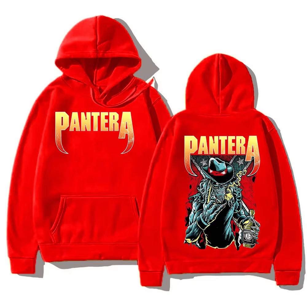 

Band Pantera Hoodie Men Women Clothes Pullover Streetwear Casual Fleece Oversized High Street Funko Pop Graphic Print top unisex 3XL