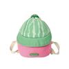 Cotton Children Preschool Backpack Cartoon Fruit Hat Durable Stitching School