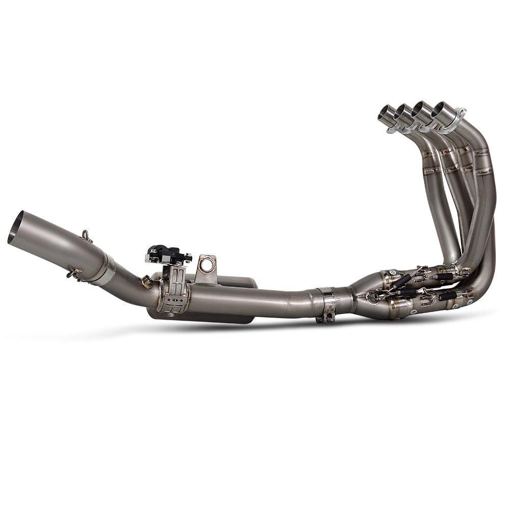 Ninja Motorcycle Exhaust Mod: ZX25R ZX4R Titanium Alloy Electric Valve - 60MM Front Section